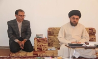 ديدار آتش نشانان با امام جمعه شهر لار