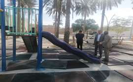 افزایش امکانات رفاهی در پارک‌های لار با اجرای طرح‌های جدید فضای سبز