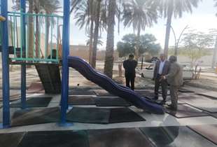 افزایش امکانات رفاهی در پارک‌های لار با اجرای طرح‌های جدید فضای سبز