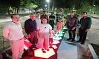 دستگاه بازی تعاملی و رقابتی «کندو» در باغ ملی شهر لار افتتاح شد