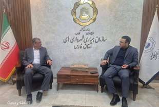 پیگیری مطالبات توسعه‌ای لار در دیدار شهردار با معاون سازمان همیاری‌های فارس